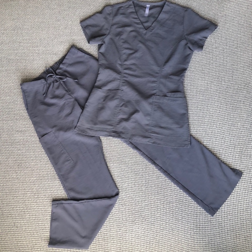 Oasis White Cross Scrub Set XXS